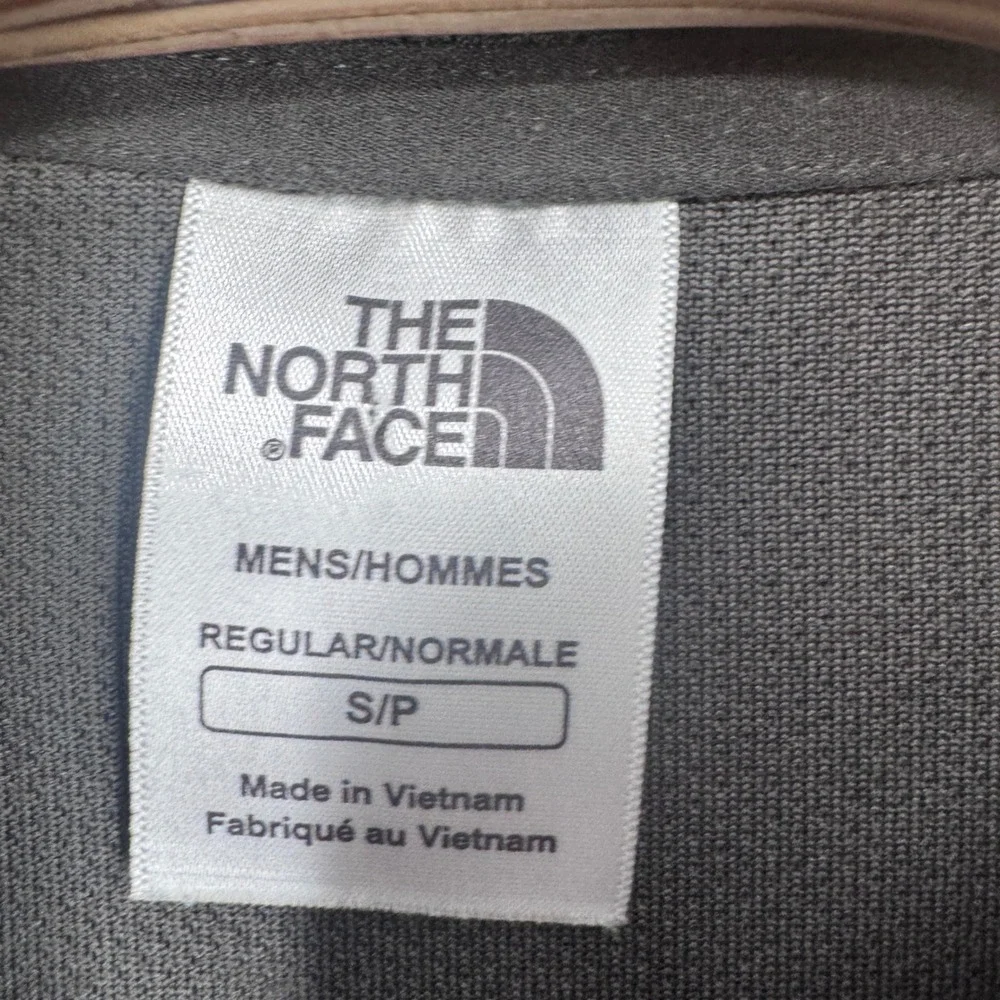The North Face Pullover Hoodie VaporWick Thumb Holes Gray Mens‎ Small